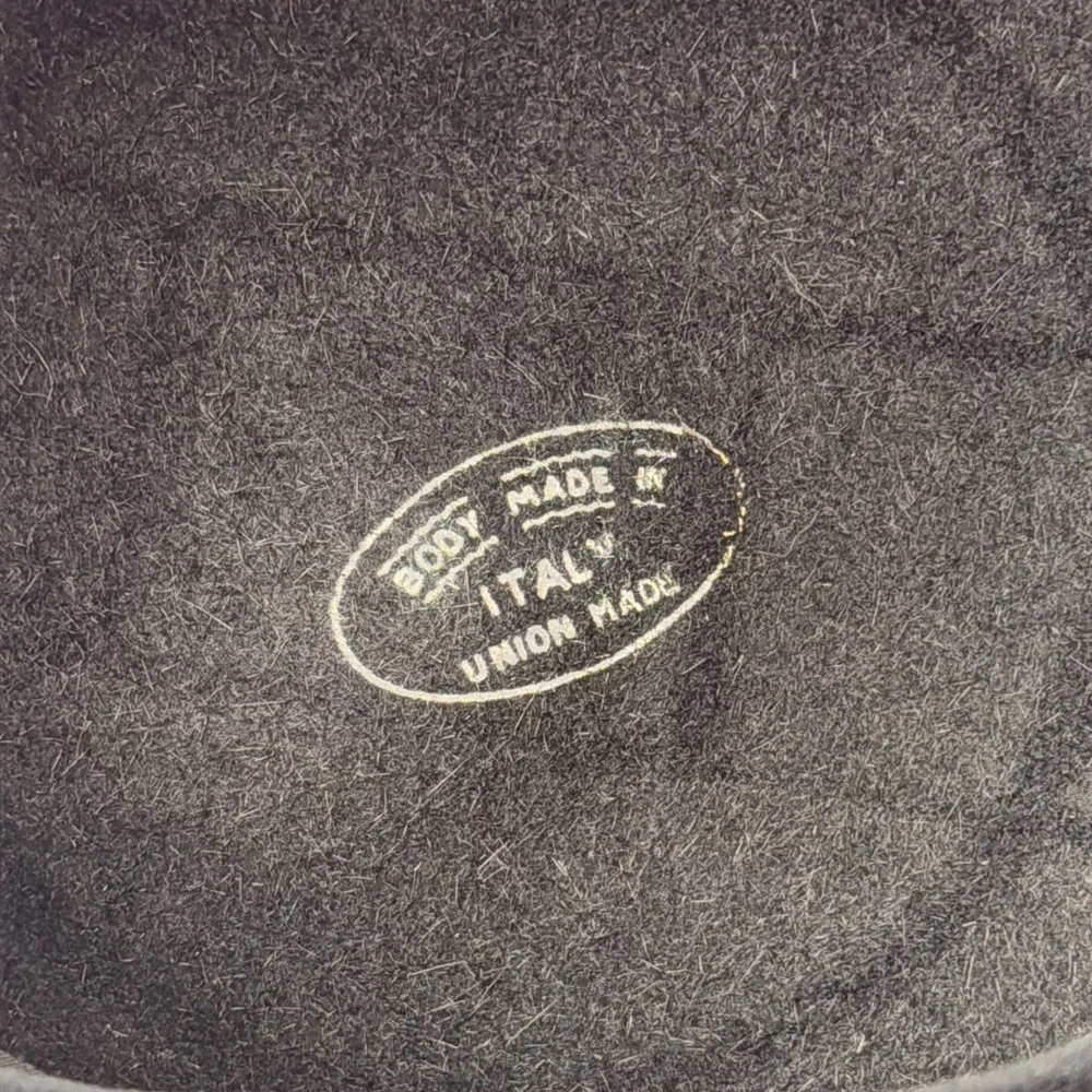 Vintage mid century elegant chic black velvety beaded pill box hat Junior B - Picture 9 of 11